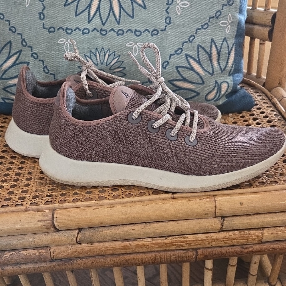 Allbirds Men's Brown Knit Sneakers